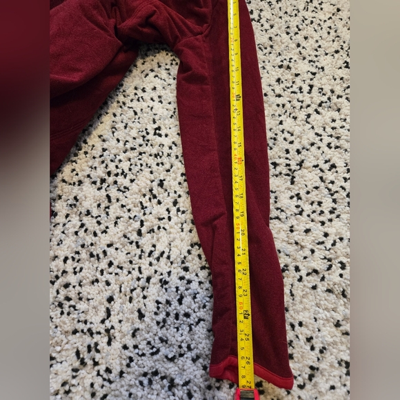 Lululemon. Rare. Presence of Mind wrap sweater. Cranberry. Size 10. Soft & warm. - Picture 7 of 10